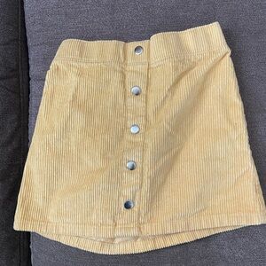 Corduroy Skirt
